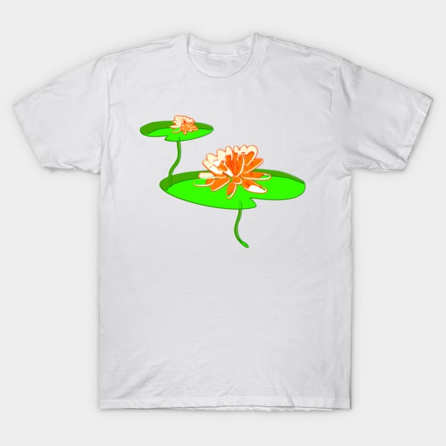 Lily Pad T-Shirt by Anastasiya Malakhova